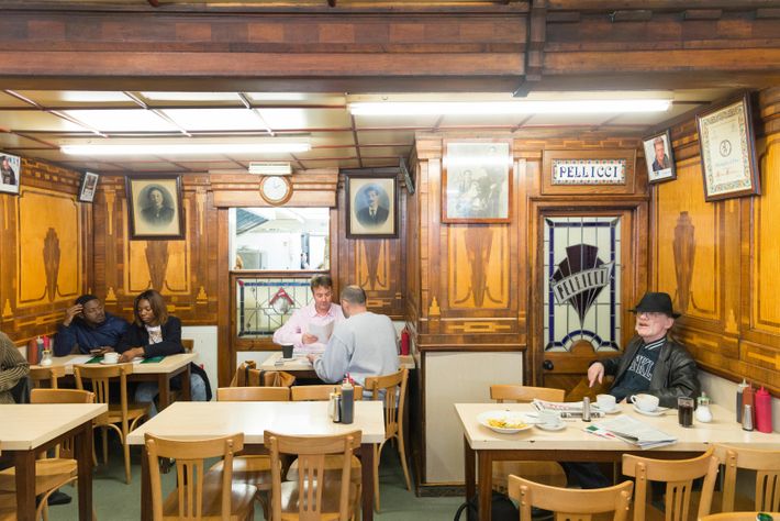 E Pellicci on London's Bethnal Green Road is considered a local institution. 
