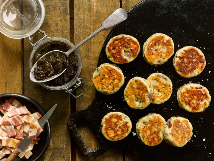 Laverbread with bacon Welsh cakes. Laver, a type of seaweed, has been eaten by coastal communities for ...